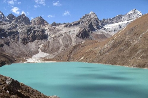 Senderismo en Dudh Kunda en Nepal